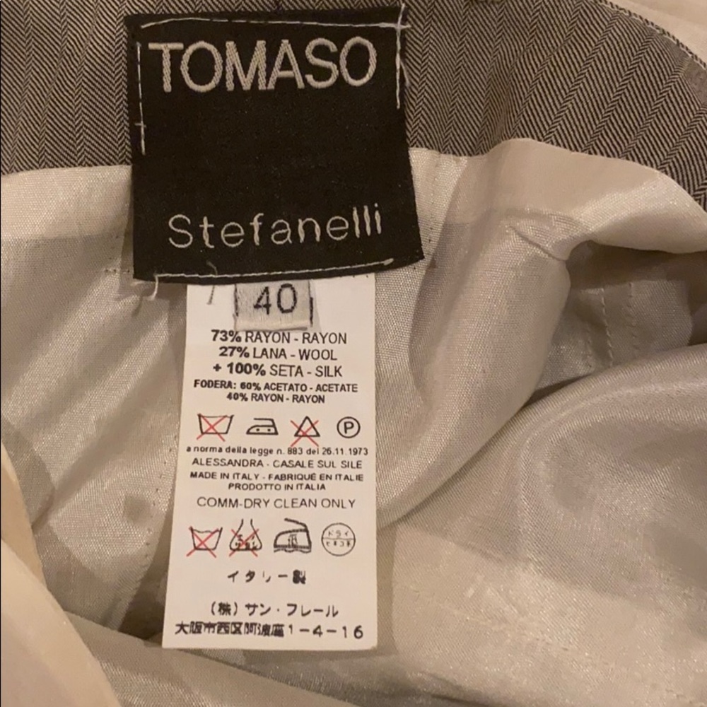 TOMASO STEFANELLI DRESS & JACKET SUIT COUTURE VINTAGE - Picture 11 of 16